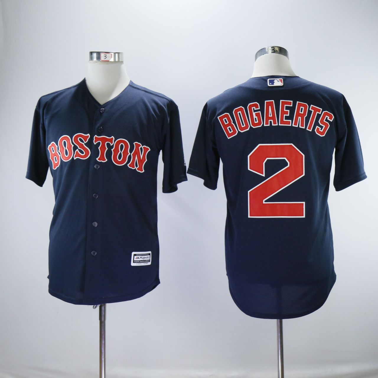 Men Boston Red Sox #2 Bogaerts Blue MLB Jerseys->boston red sox->MLB Jersey